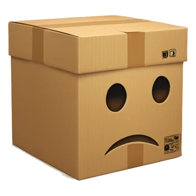 A cardboard box package with a video camera printed on the side of it. sticker