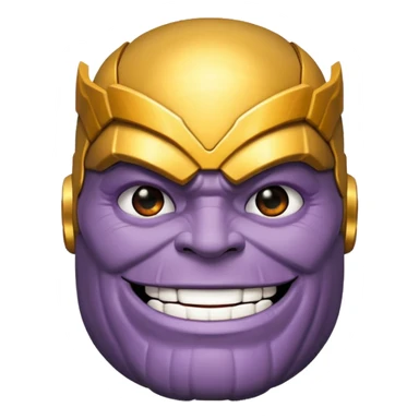 thanos zesty smile sticker