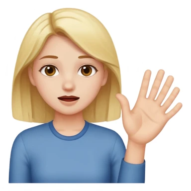 A girl slap his boyfriend  sticker