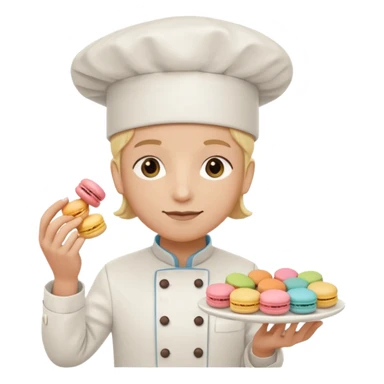 cuisinier de macaron sticker