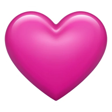 fuschia heart sticker
