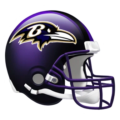Baltimore Ravens helmet  sticker