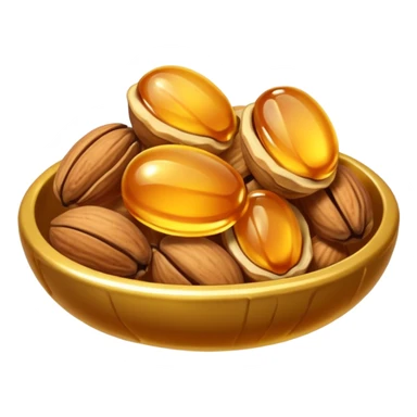 nuts with honey sticker