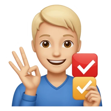 Verificación de tiktok con el chec sticker