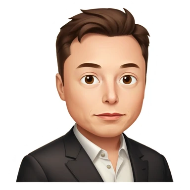 Chicken Elon musk sticker