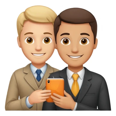 male teacher helping student sticker