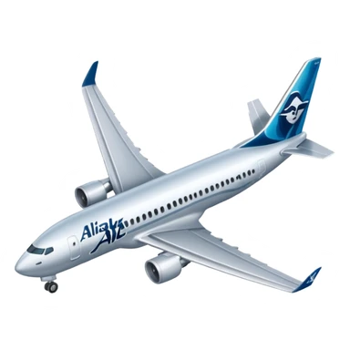 Alaska airlines plane  sticker