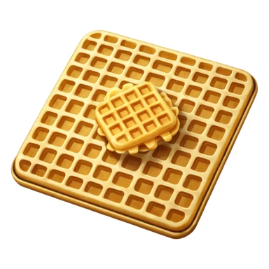 Waffle fries sticker