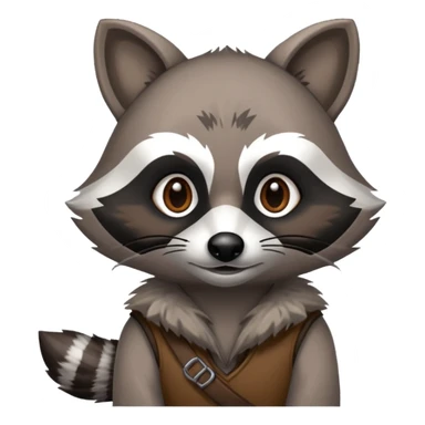 Raton laveur basé sur Runescape old school qui dit nice en mode BD sticker