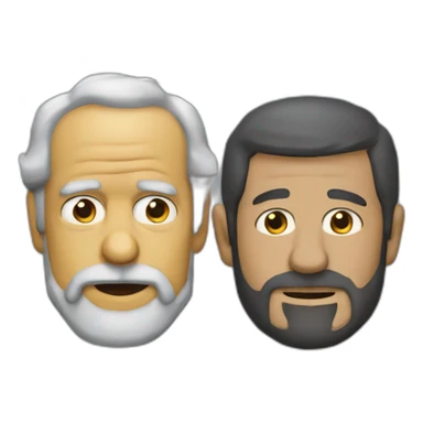 A Homer and Luis Inacio Lula da Silva mix sticker