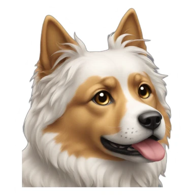 Chat sur un chien  sticker