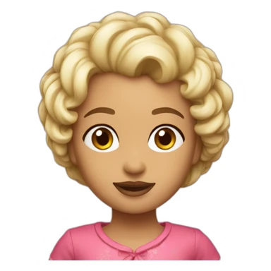 Boneca de folhas sticker