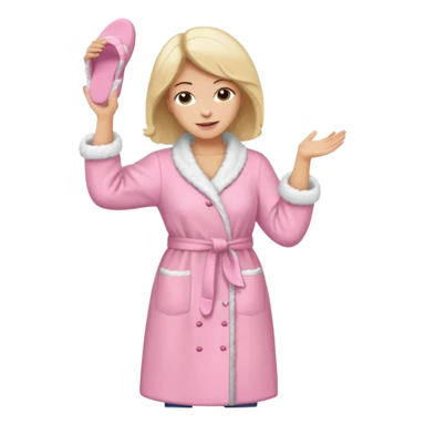 a house slipper thrown by a mother sticker