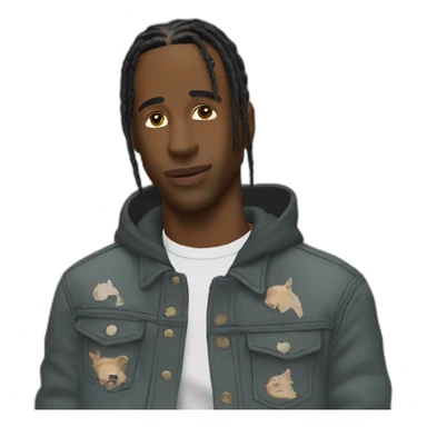 Jordan Travis Scott sticker