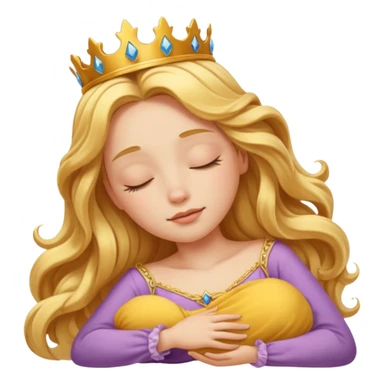 Sleeping Princess  sticker
