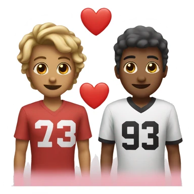 number 93 and love sticker