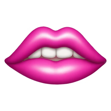 Pink kisses sticker