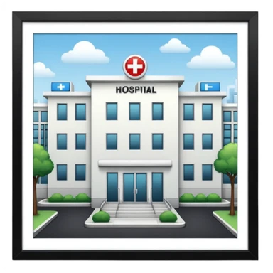 Hospital sticker
