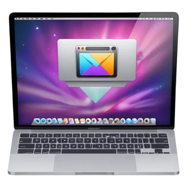 MacBook M4 showing editing timeline premier pro in screen  sticker