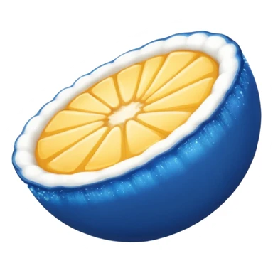 Circulo azul con una palomita de color blanco adrento sticker