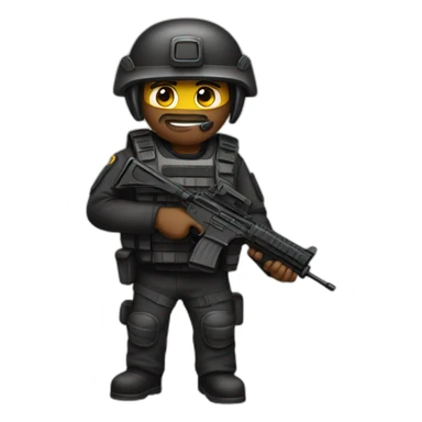 Creative swat sticker