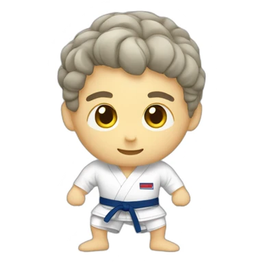 JUDOKA  JOUEUR DE FOOT sticker