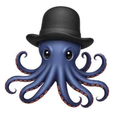 Chapeau en forme de poulpe sticker