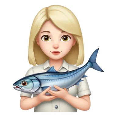 A pretty girl holding a mackerell cat breed on her arms with such a love and care  sticker