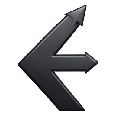 I want this emoji but in black colour ➡️ sticker