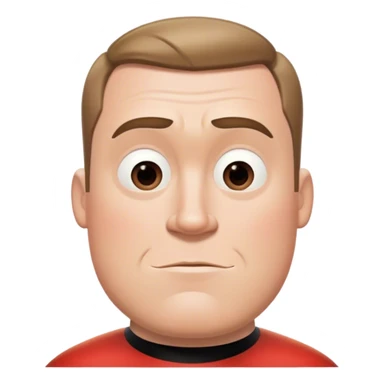 Realistic mr incredible head without eye mask or suit but with straight face and haircut that has a way bigger nose (maybe 2-3x bigger) that he ever so slightly extends in width meaning he ever so slightly made his face fatter (maybe he even made his entire body ever so slightly fatter too) sticker