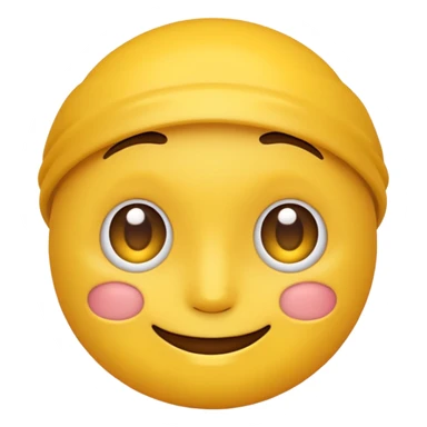 regular yellow emoji with a sigma face sticker