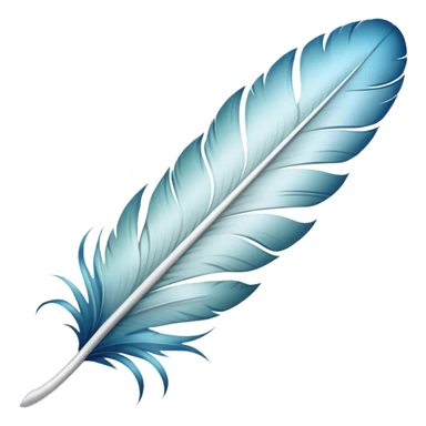 
Feather with Kori pattern sticker