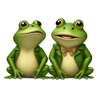 frog & toad sticker