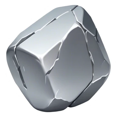 rare earth mineral nugget platinum sticker