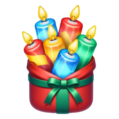 create "1637" with Christmas lights wrapping it sticker