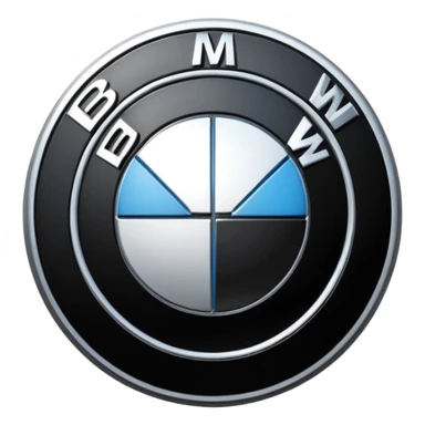 Bmw logo sticker