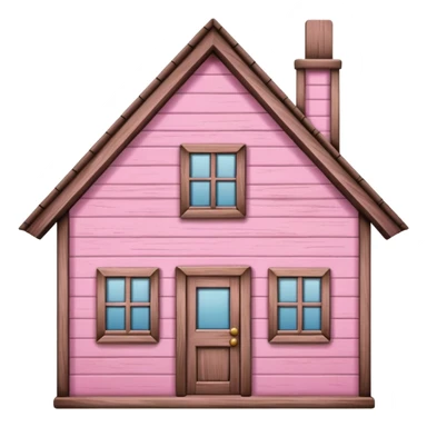 home sign  with lines pink sticker