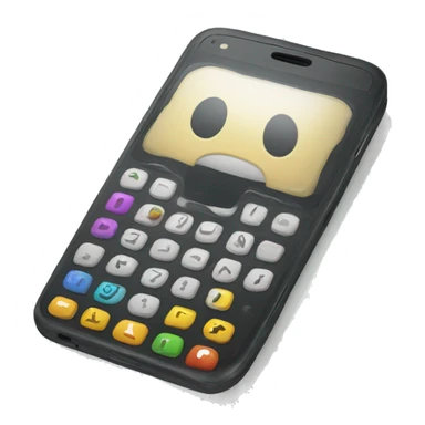 descomposed cellphone  sticker