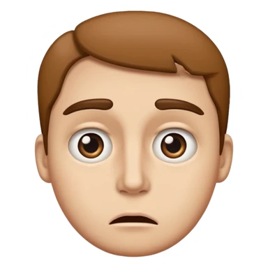 unamused face flat mouth eyes glancing sideways similar to 😒 sticker