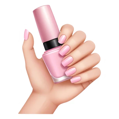 Light Pink nail polish sticker