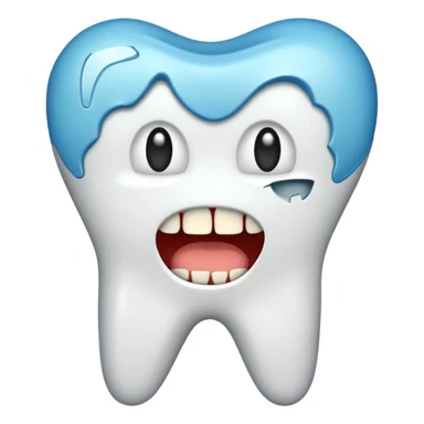 broken tooth with no face sticker