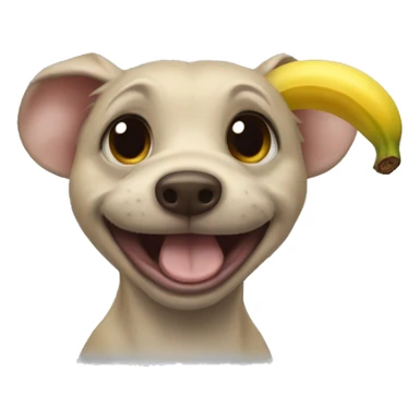 banana dookie rat dog sticker