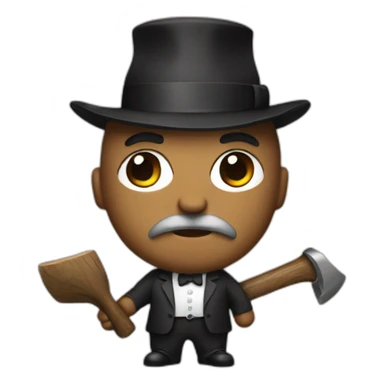 Godfather with ax sticker