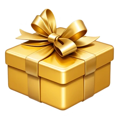 Shiny golden premium gift card sticker