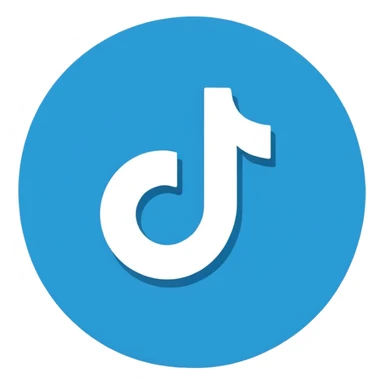 Créame un emoji que sea el logotipo de  verificacion de tiktok sticker
