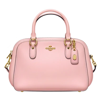 pastel pink coach purse sticker