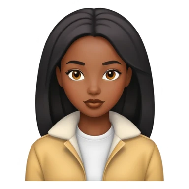 aesthetic black girl sticker