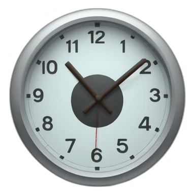 38-minute clock sticker