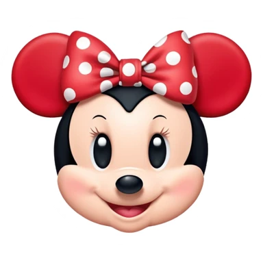 Minnie Mouse Face (From Disney) sticker