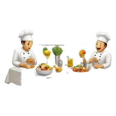 gourmet restaurant sticker